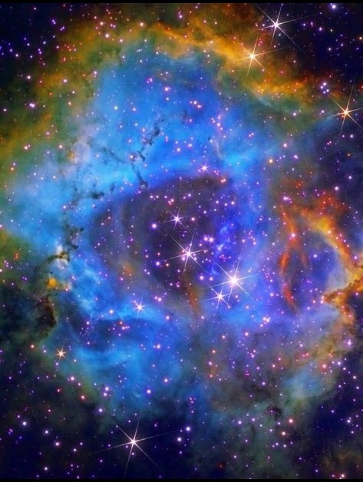 NGC2244 Rosette nebula in monoceros constellation 📷 Pinterest.