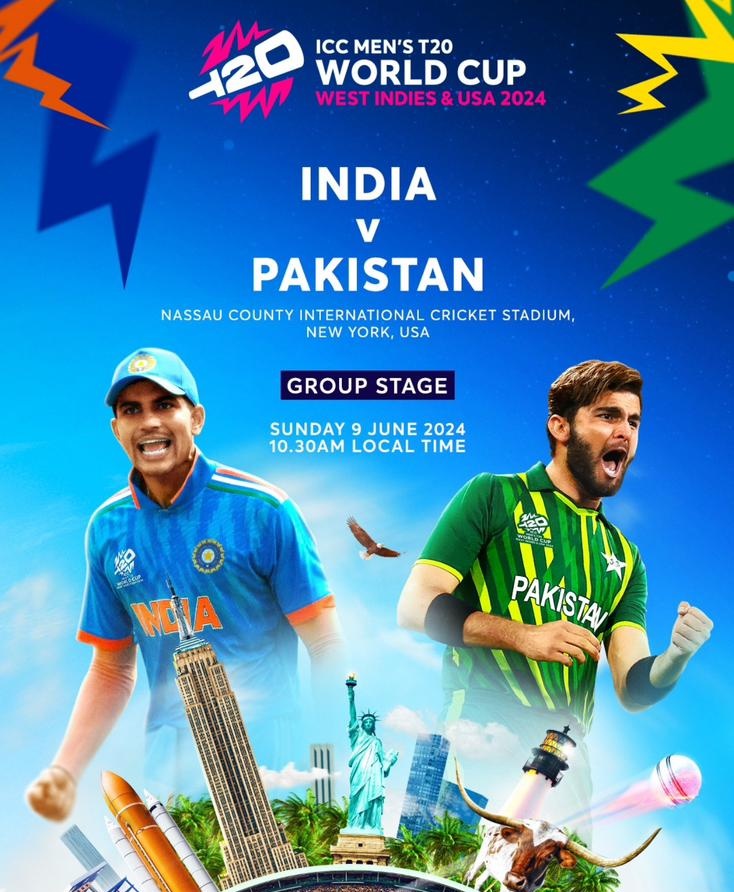 Shubman Gill Illuminate the ICC T20 World Cup 2024 Poster for the Epic India 🇮🇳 vs Pakistan 🇵🇰 Showdown! 🔥 

#CricketFever #IndvsPak #T20WorldCup