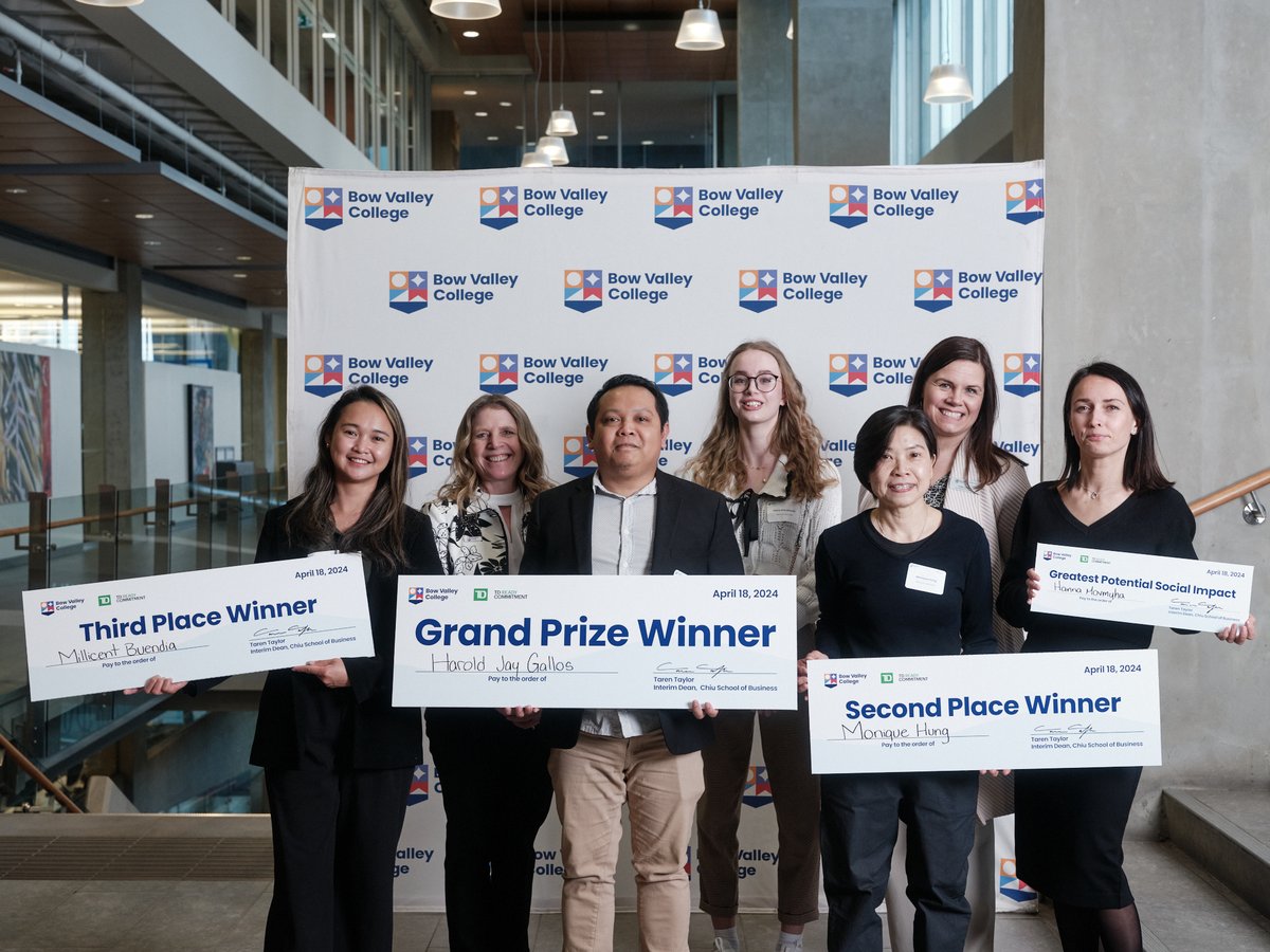 Congratulations to all the finalists and winners of Bow Valley College's 2024 VentureQuest Business Idea Competition! 🎉 It's fantastic to see such entrepreneurial talent showcased.🚀 @TD_Canada @calgaryeconomic @CalgaryBBB @momentumcalgary @BusinessLinkAB @TIESyyc