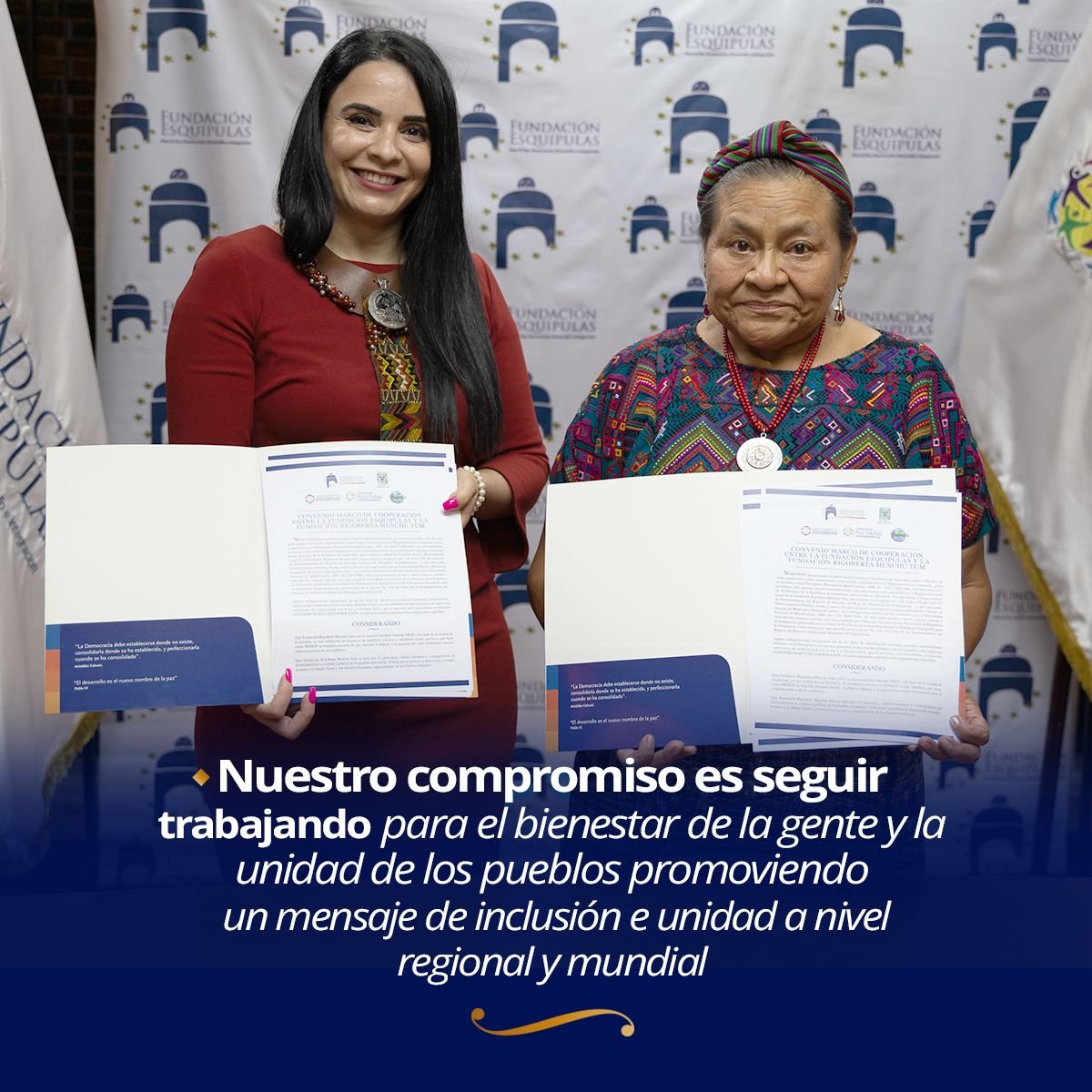 Este acuerdo promete fortalecer la colaboración en áreas clave como la democracia, el desarrollo social y la gobernabilidad.

La nota completa está aquí: fundaesq.org/vamos-a-apoyar… 

Estamos trabajando para construir una #RegiónDeOportunidades