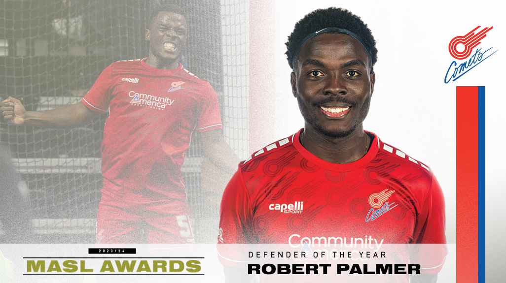 MASLarena's tweet photo. For the second time in the last four seasons, the honors for top defender go to Berto!

Congratulations to the Robert Palmer of the @KCComets, your 2023-24 MASL Defender of the Year https://t.co/ig4eKcImnp
