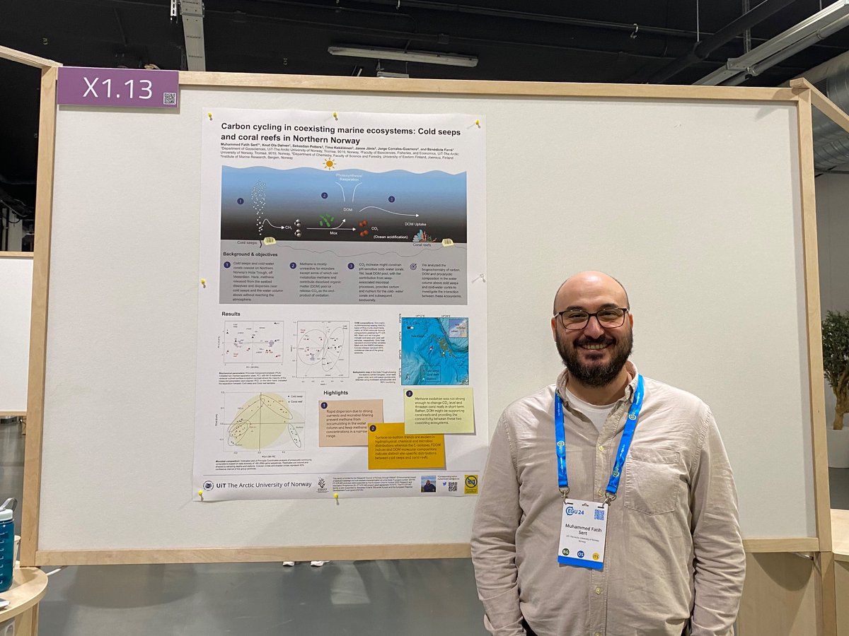 mf_sert's tweet photo. We were at the #EGU24 presenting sevaral works from #EMAN7 project. Great papers are on the way. @UiTNorgesarktis https://t.co/FiOcND7mbG