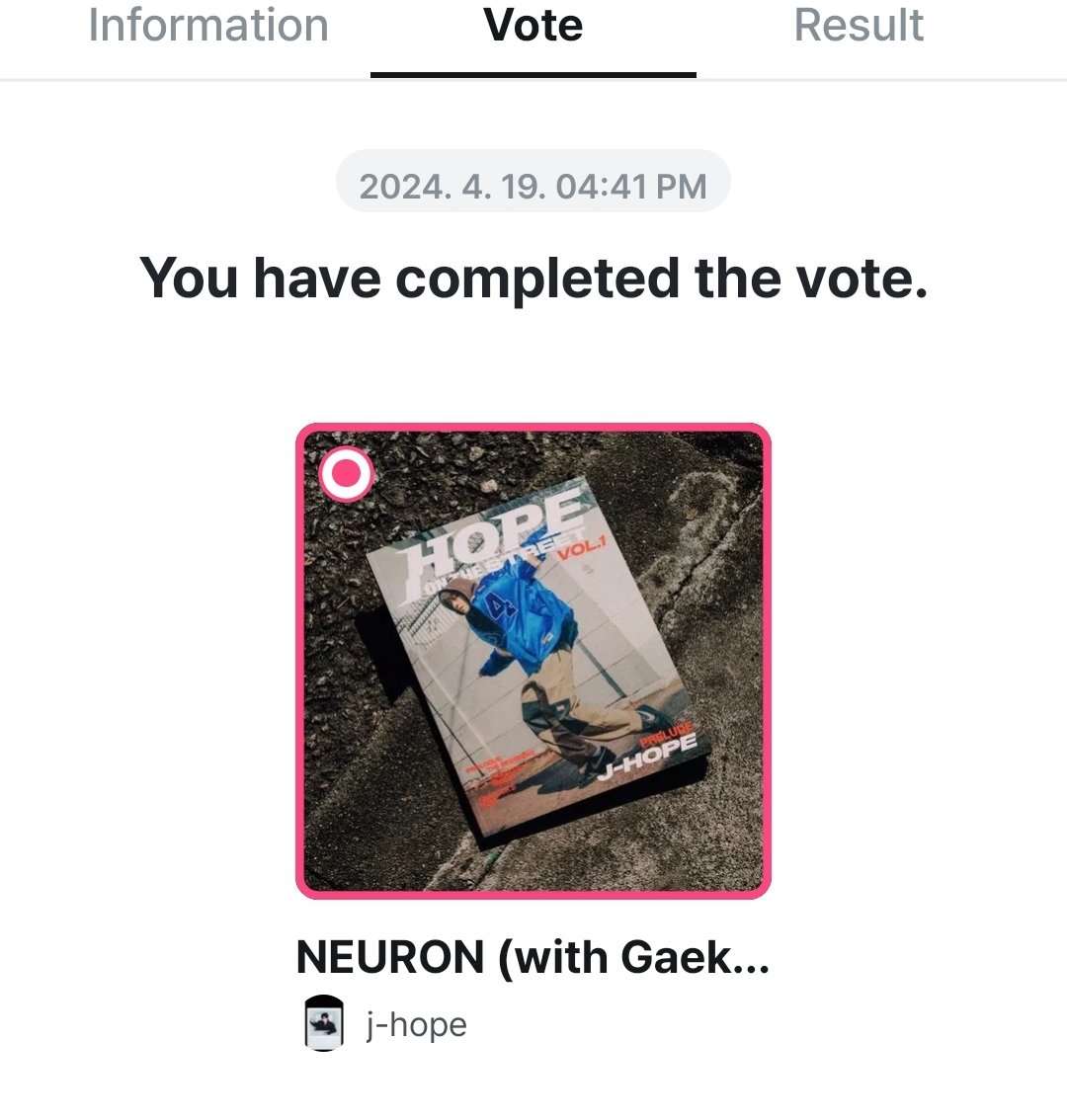 Who else voted for Neuron on Mcountdown? Show your screenshot and let's be moots! (mnetplus.world/community/vote……)