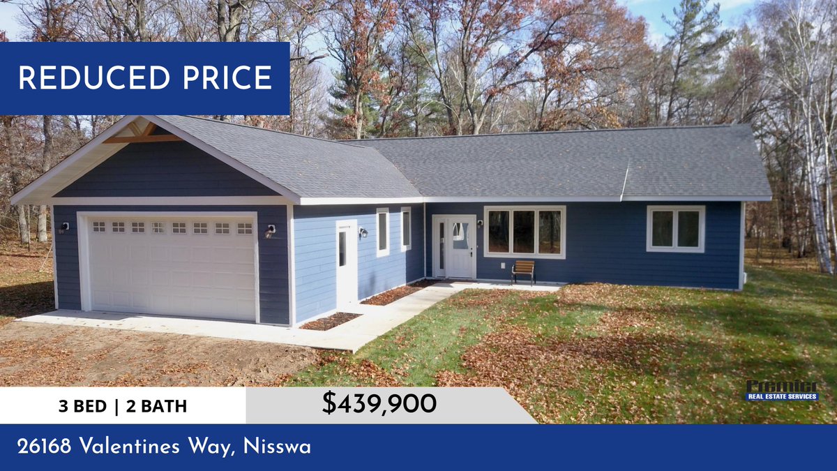 📍 Reduced Price 📍 This recently reduced property at 26168 Valentines Way in Nisswa won't last long, so, don't wait to set up a showing! Reach out here or at (320) 980-3100 for more information!

#PremierRealEstateServices #Real... homeforsale.at/26168_VALENTIN…