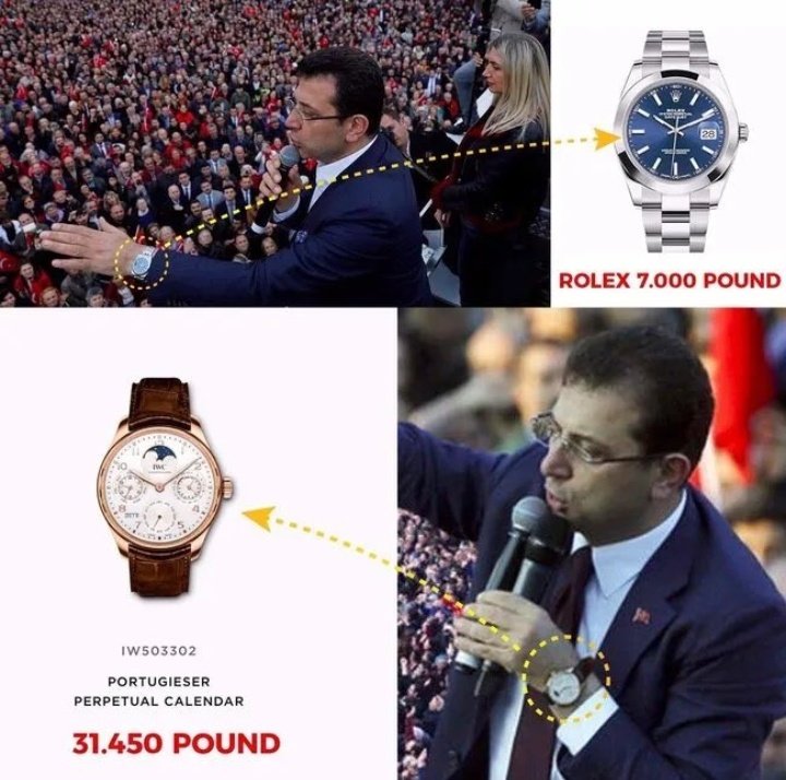 Kim bilir Kaç tane Rolex saati var???

İstanbul Nimet demişti  :)) 

.............. 
Deniz Zeyrek Ernest Muçi Süleyman Soylu dolar Ahlak 
Ece Üner iğrenç Nilay Diyarbakır #Dubai Kayyum