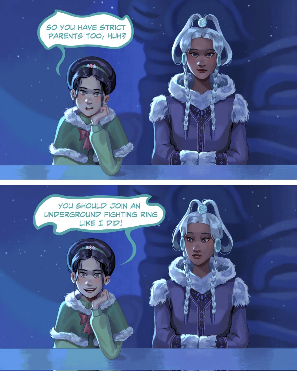 Tadpole_art12's tweet photo. I think they would've been friends
#AvatarTheLastAirbender https://t.co/D3ixHFtrkR