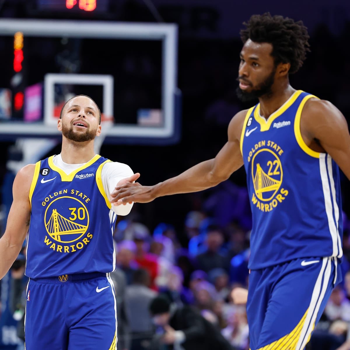 LegionHoops's tweet photo. Steph Curry on his relationship with Andrew Wiggins: 

“It’s like that parent-child relationship. Not to say he is a child but to only ask him to do what he is capable of doing.”

(via @NBCSWarriors) https://t.co/eeovxw9tjS