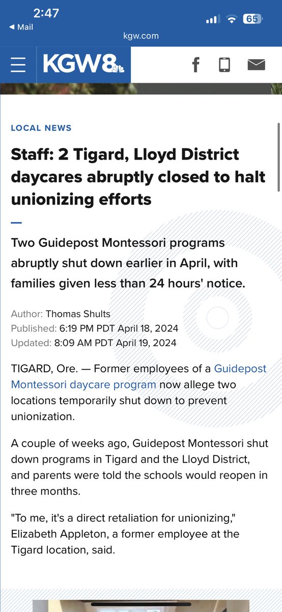 If you’re curious, @guidepostschool is owned by @to_higherground, which is in turn backed by several venture capital funds including Learn Capital and Venn Growth Partners. kgw.com/article/news/l…