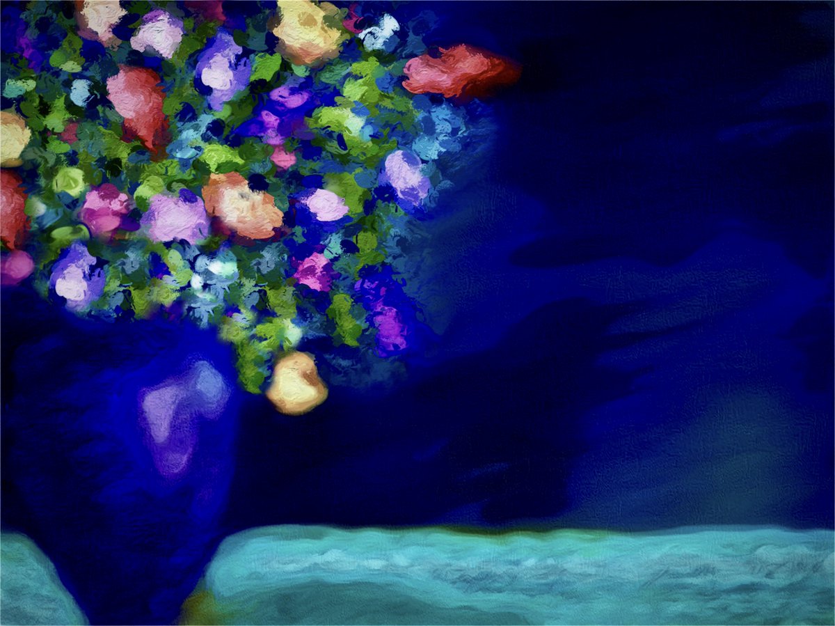 flowers, never too many....