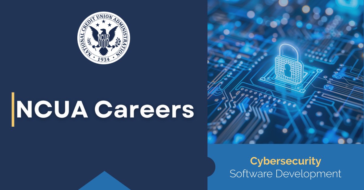 The NCUA seeks an IT Cybersecurity Specialist (Software Development) to serve as the agency's technical expert on software engineering. go.ncua.gov/3JqnESE #cybersecurity #creditunions #jobsearch #hiring #bhfyp