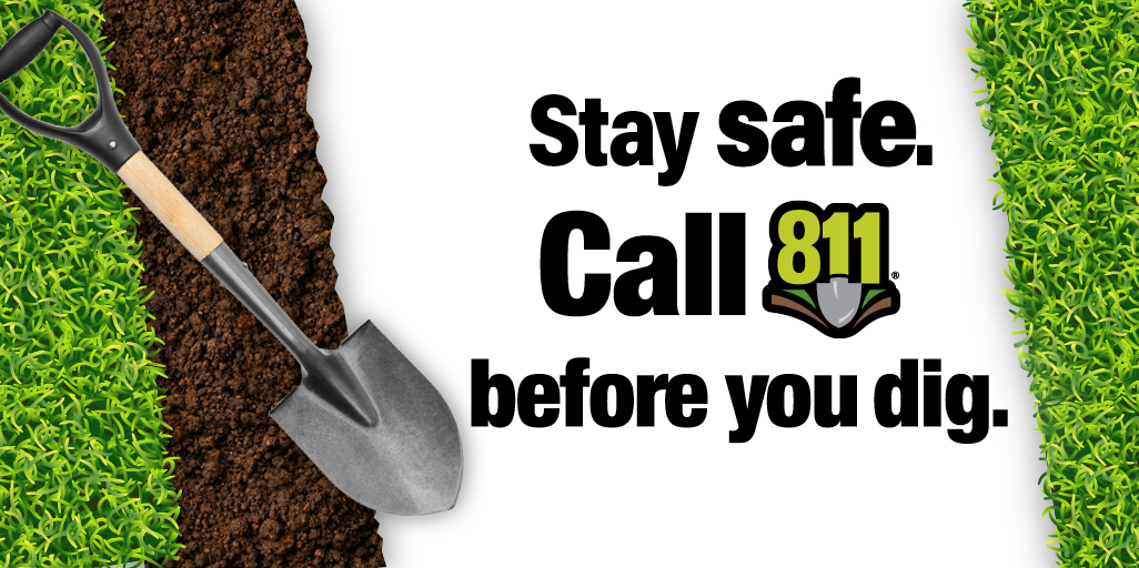 It's free. It's easy. It's the law. Call 811 at least three business days before you dig, plant or landscape in your yard. wisconsinpublicservice.com/safety/dig #NationalSafeDiggingMonth