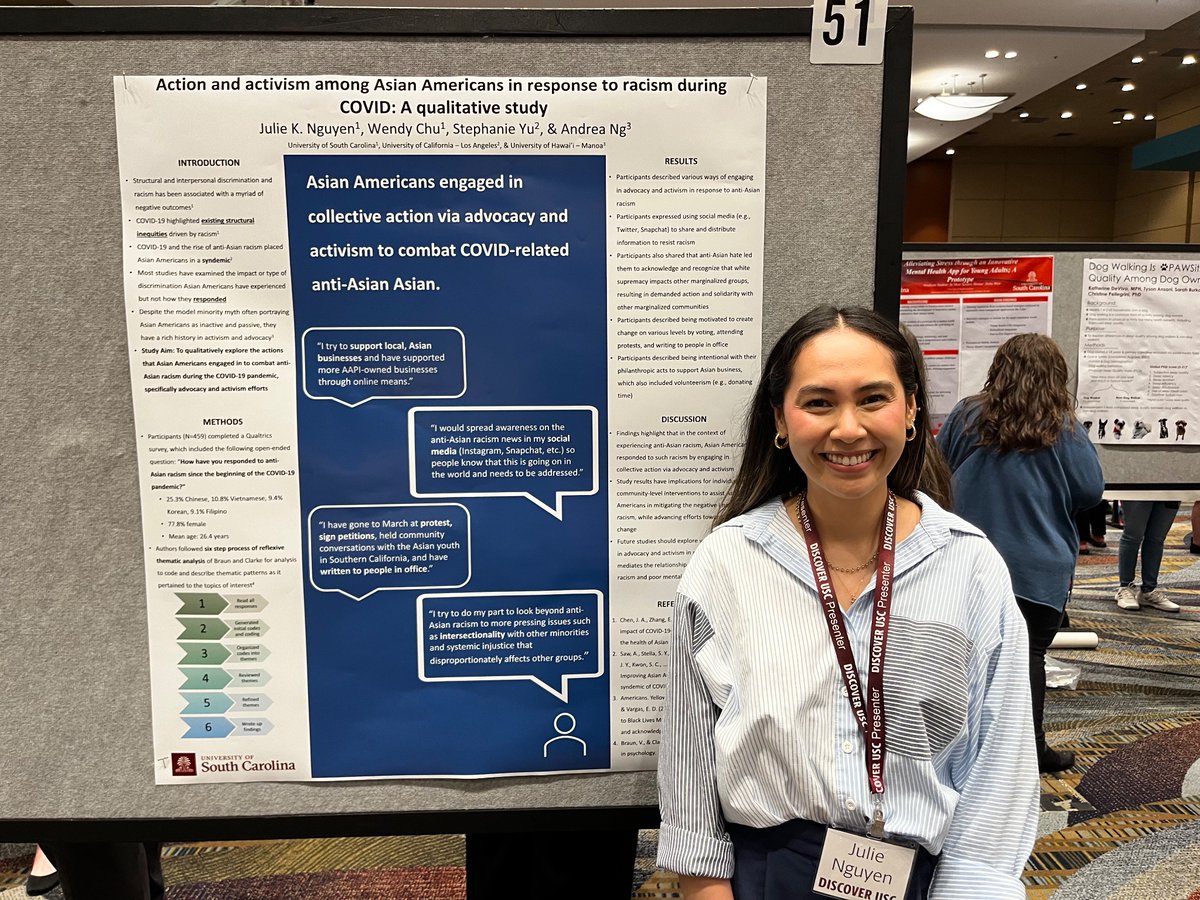nadagoodrum's tweet photo. So proud of our awesome REACH Lab students who presented their research today at #DiscoverUSC2024 today!
Congrats Leonie, Jalon, Varshi, &amp; Julie! https://t.co/CfIzinMc1s