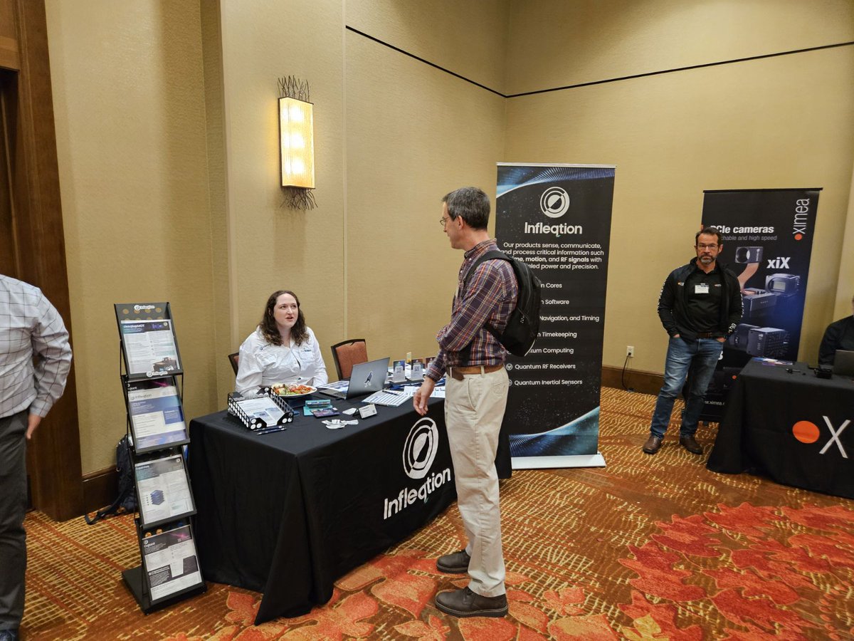 We loved getting to connect with the Colorado #photonics industry yesterday at the @CPIA18 Rocky Mountain Photonics Summit & Expo. Thanks to everyone who joined us for Charles Williams' talk about Hands-On Opportunities for Cold Atom Quantum Education with the #desqtopMOT.