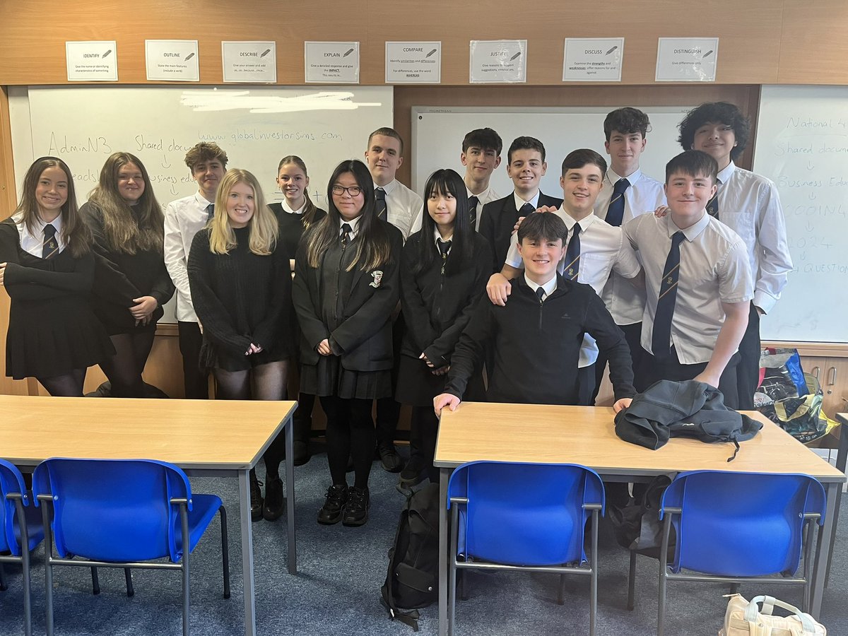 Thank you to my amazing Higher pupils who have worked so hard all year.  I will miss you all 📚