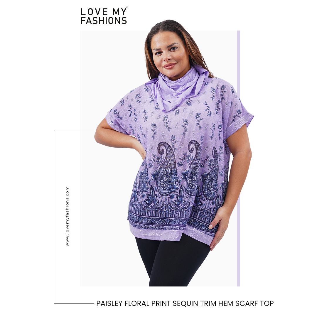 Elevate your wardrobe with our Paisley Floral Print Sequin Trim Hem Scarf Top, adding a touch of glamour to any ensemble.

Order Now: rb.gy/6vvegg

#scarftop #top #floralprint #summerstyle #fashionstyle #clothes #stylishlook #ootd #ootdfashion #Lovemyfashions