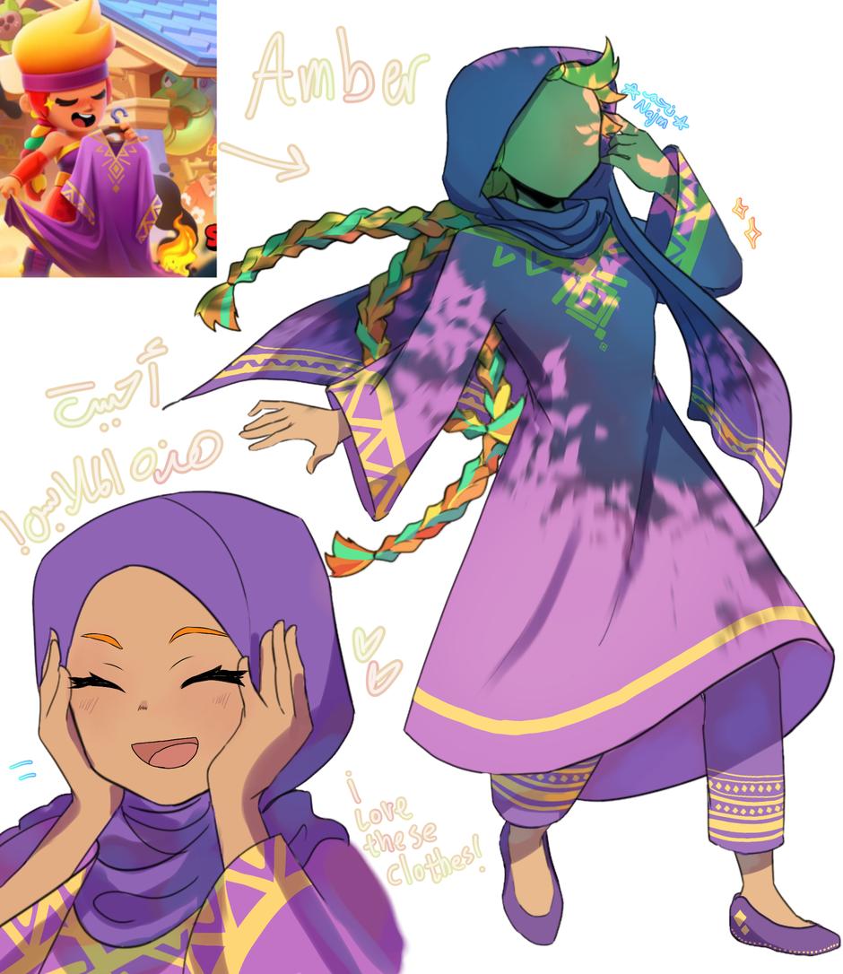 آمبر باللبس العربي!( والحجاب)🔥
i drew Amber in Arabian clothes (inspired from Omani culture **correct me if I'm wrong dear Omanis!**)
based on Brawl Stars art of her!
#BrawlStars #brawlstarsfanart #BrawlStarsArt #brawlstarsamber #BrawlTalk #Amber