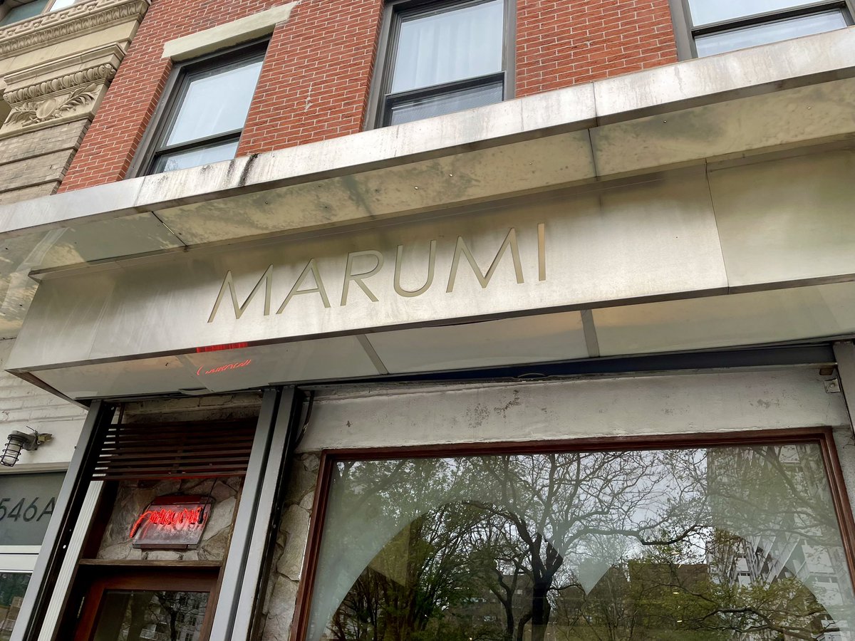 So, I’m on my way to my next event and I’m really really hungry. But, I’m not so sure If I should eat at this place 🙂 Should I? #Marumi #Means #Dirty