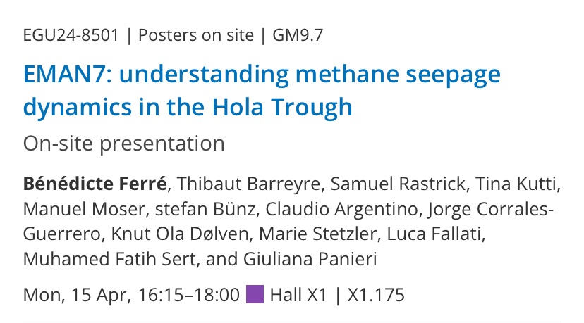 mf_sert's tweet photo. We were at the #EGU24 presenting sevaral works from #EMAN7 project. Great papers are on the way. @UiTNorgesarktis https://t.co/FiOcND7mbG
