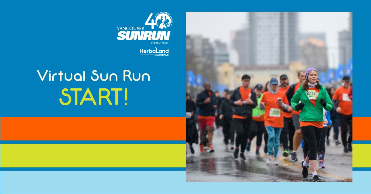 The Virtual 2024 #VanSunRun has started! From April 19 - 21, run or walk 10K and share your results with the community on social media using #VirtualSunRun and on our website here: app.vansunrun.com/form/57228 Plus, view others' results and check out the 2024 Virtual Photo Gallery!