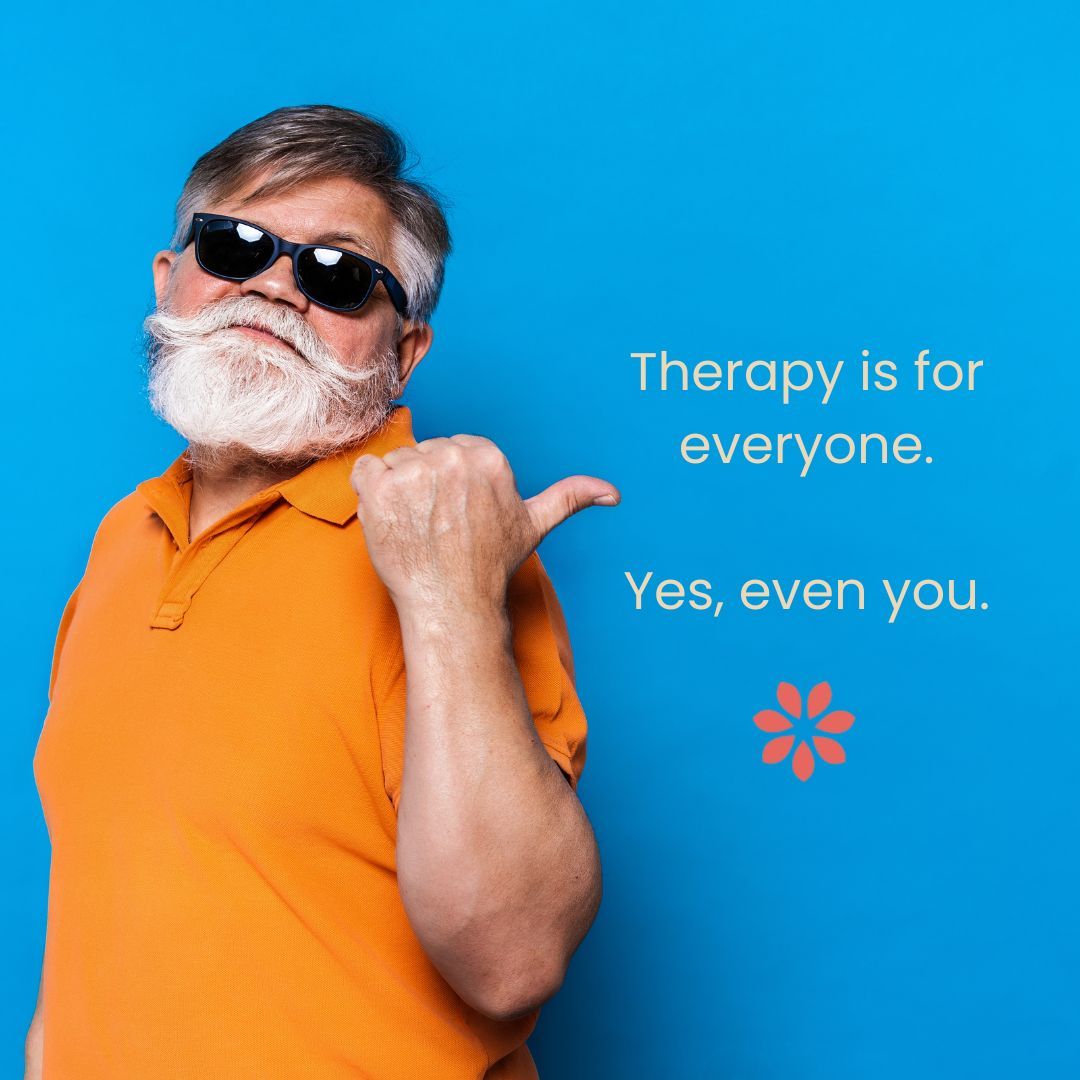 Yes, we're talking to you. Let's take the stigma out of therapy - together. 

#medicare #originalmedicare #onlinetherapy #totallife #health #healthyliving #longevity #therapy #mental health #friends #beach #love #longevity #livelife #happy #outdoors #olderadults #exercise