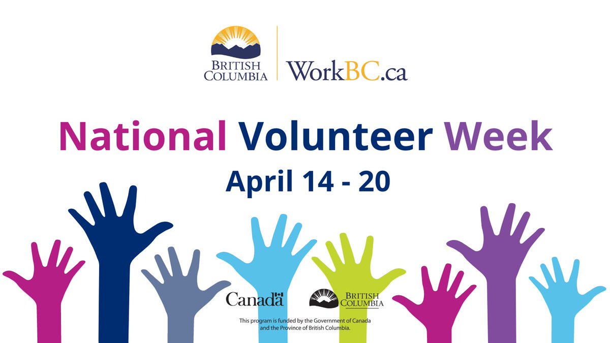 Volunteering is a chance to help your community and build skills. It also lets you gain experience to see if an industry or workplace is enjoyable.

Visit WorkBC.ca to learn more: ow.ly/3GZZ50R8OTI

#WorkBC #NVW2024