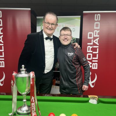 TYPLiveuk's tweet photo. #NewProfilePic with the one and only @AonghusMcAnally &amp; @WorldBilliards…. What a week broadcasting the 2024 World Matchplay Championship. https://t.co/Kx8pngD4rV