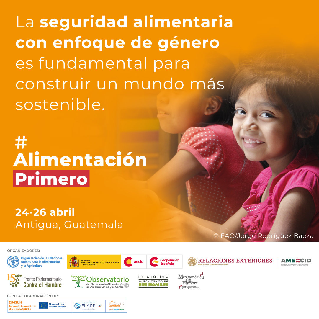 ¡La lucha contra el hambre se logra con acciones concretas!

Del 24 al 26 de abril sigue nuestra cobertura especial #AlimentaciónPrimero, donde parlamentos iberoamericanos y la academia se unirán para mantener vivo el #PactoGlobalContraElHambre de 2023.

fao.org/americas/event…