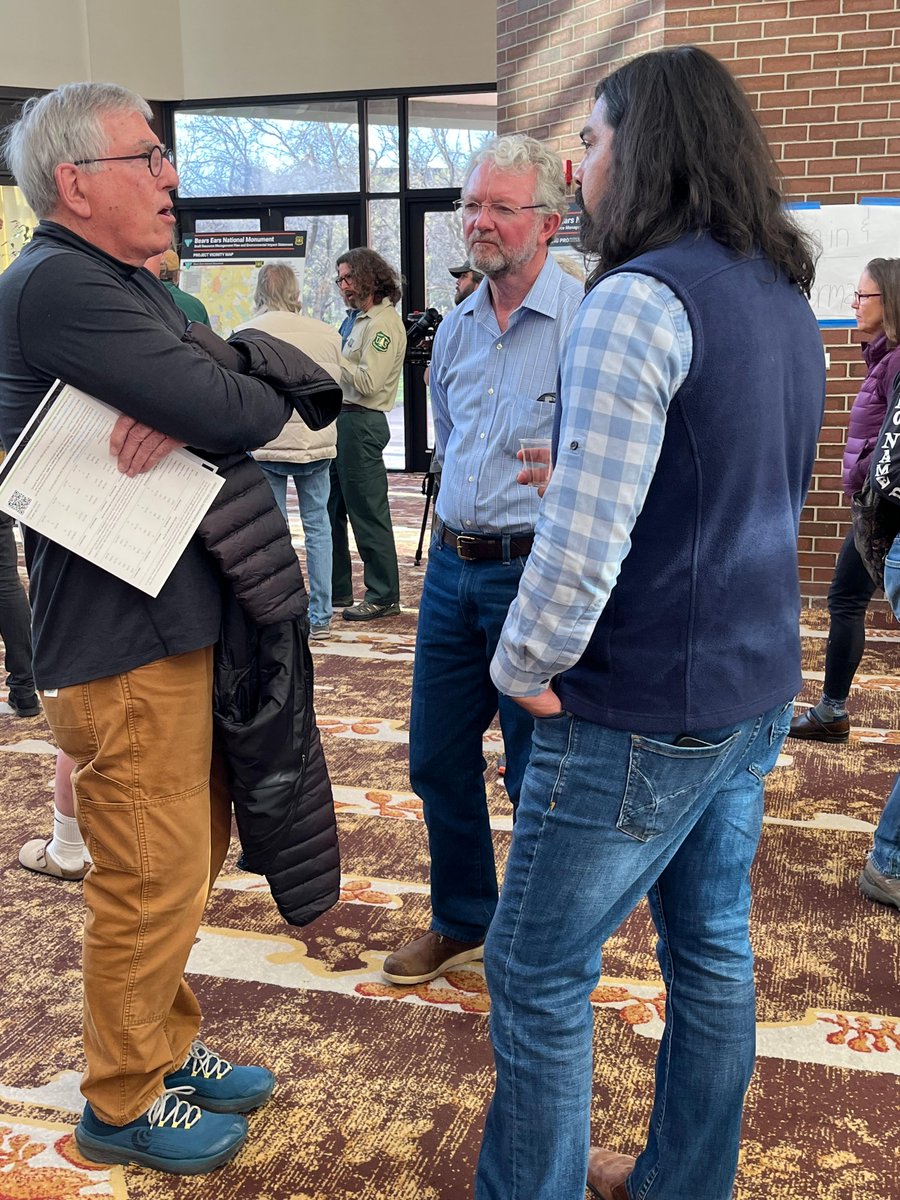 Thanks to everyone who came out to our first in-person public open house for the Bears Ears National Monument draft management plan! We have five more meetings before the public comment period ends June 11, with one virtual meeting. More details: ow.ly/ZYfk50RjxUl