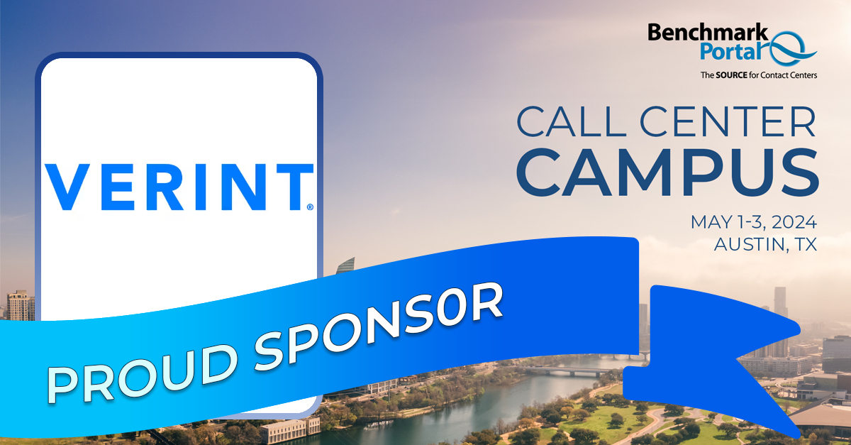 We're Happy to announce our Sponsors: Verint
Thank you for your support at Call Center Campus.

Register ➡️ bit.ly/3Un5V3B
#CX #CallCenter #ContactCenter #EX #CustomerService #WFM #QA #Supervisor #Management