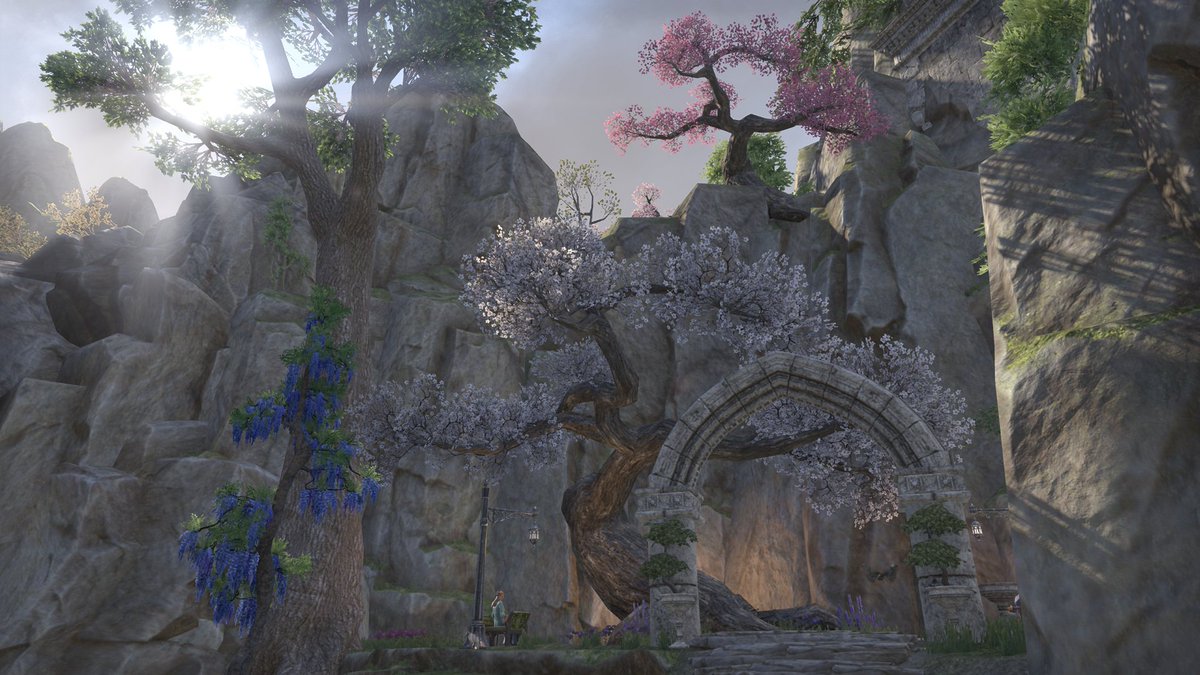 Tucked away corner in Alinor 💜

#ElderScrollsOnline #ESO #TESO #ESOFam