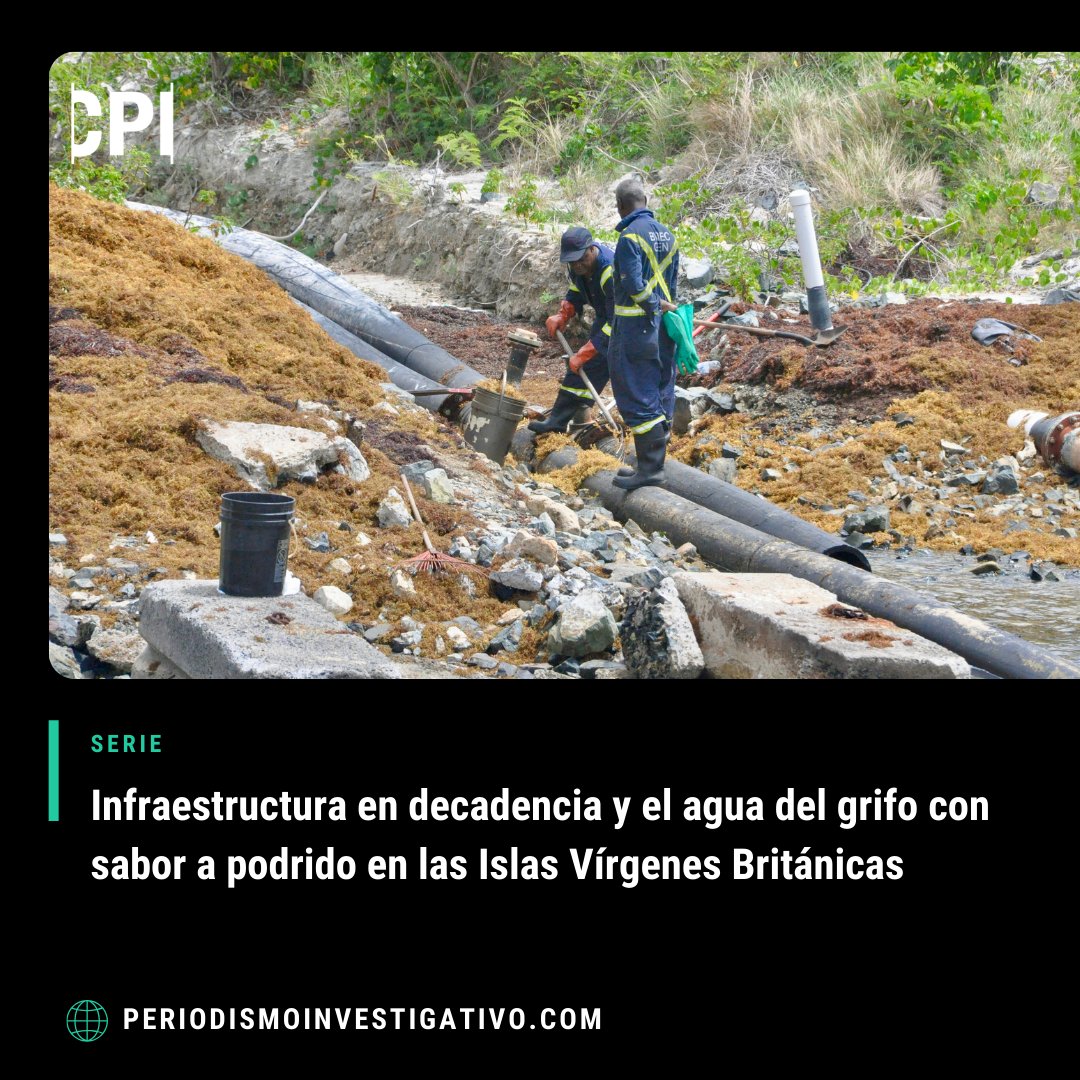 En las Islas Vírgenes Británicas y otras islas del Caribe el sargazo ha dañado varias veces las plantas de agua y electricidad y ha dejado a los residentes sin servicios básicos en los últimos años. Lee la investigación del periodista Freeman Rogers. ow.ly/v4Qb50Rk6WH