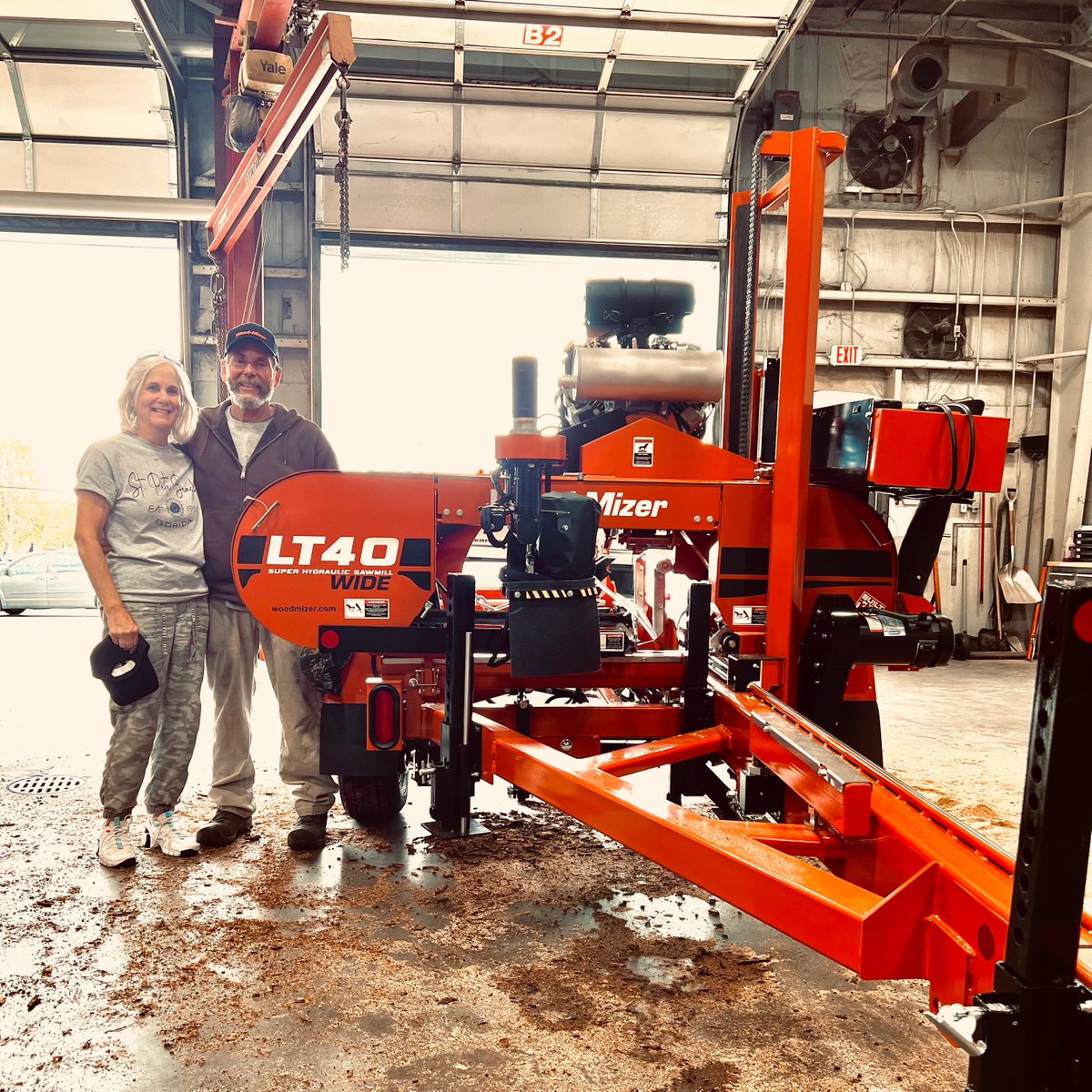 We had an LT40 Super Wide Hydraulic Sawmill pick up today in Indy! Congratulations to Dennis Modde and his wife! 

#woodmizer #woodmizerfamily #sawmills #livethewoodlife #sawyerlife
