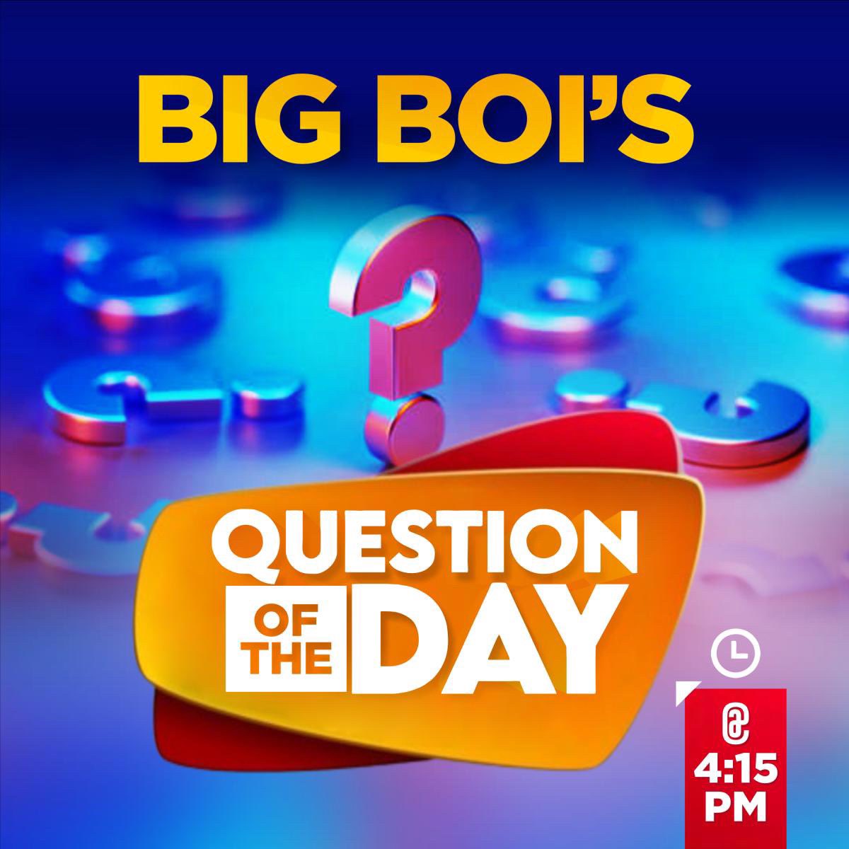 Big Boi’s question of the day! Do you floss after you brush? @THEBEAT993
