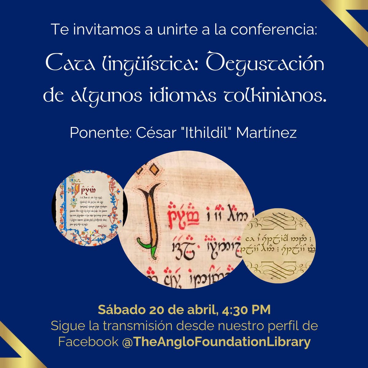STolkiendiliMex's tweet photo. En el proceso de invención de lenguas, que le llevó la mayor parte de su vida, #Tolkien intentó satisfacer su gusto fonoestético, buscando la combinación perfecta entre sonido y significado. Descubre más de la mano de @Ithildil
#YoLeoATolkien con la #STMAC en #theanglolibrary https://t.co/tmDQzLDtSN
