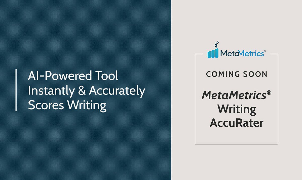 MetaMetrics Unveils AI-Enhanced Scoring Tool for Student Writing

#AI #anomalydetection #artificialintelligence #ASU+GSV #customizablesolutions #Education #llm #machinelearning #MetaMetrics #MetaMetricsWritingAccuRater #scoring #seamlessintegration

multiplatform.ai/metametrics-un…