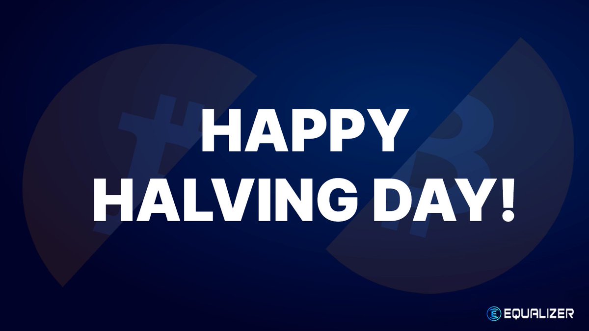 Today is a big day for the whole of crypto with the Bitcoin halving - If not for the initial Bitcoin blockchain, we wouldn't have the rich DeFi ecosystem that we all take part in, and platforms like ours would not exist! Bitcoin continues to be a key indicator of the crypto