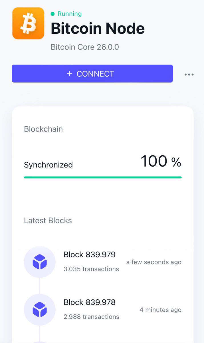 Almost there till Block 840.000! #Bitcoin #BitcoinHalving My #Umbrel Node running smooth and stable ☂️