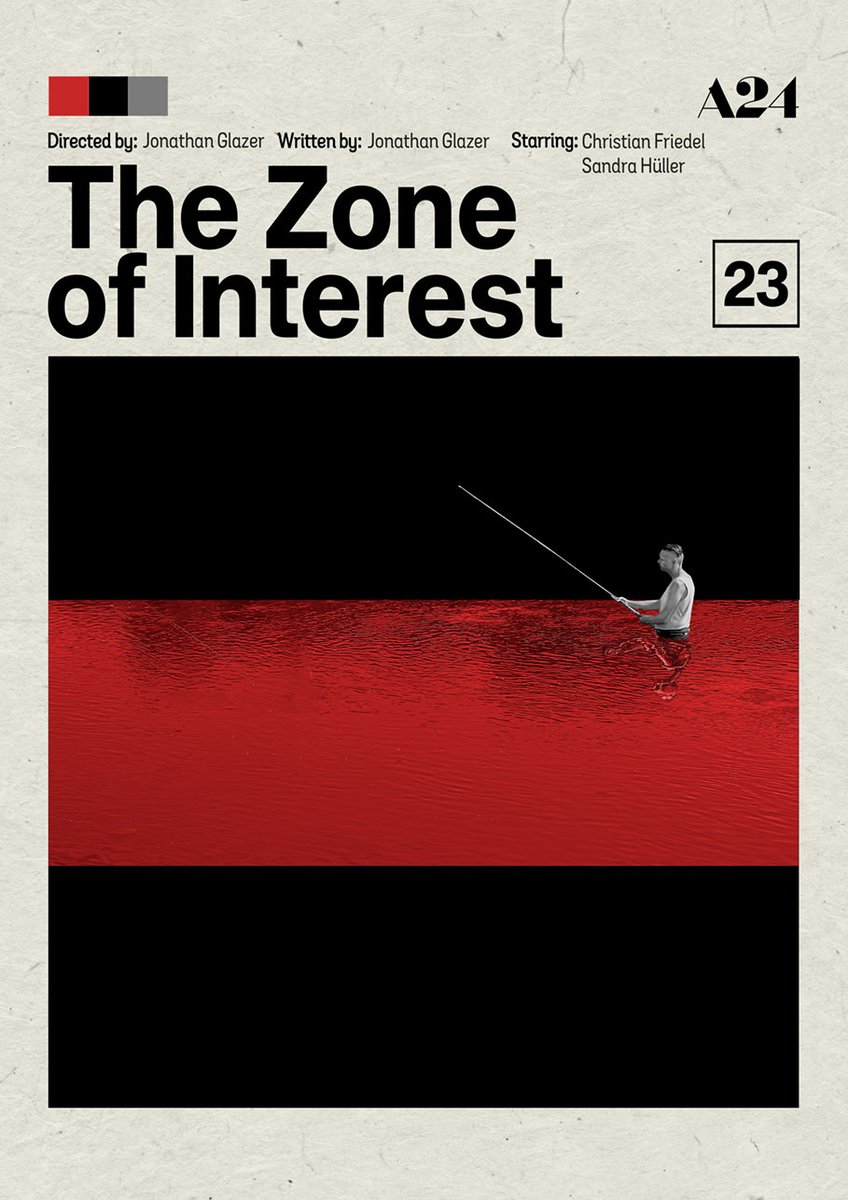 My minimalist poster for the brilliant and harrowing film 'The Zone of Interest'
#TheZoneOfInterest  #a24films #postefilm #posterdesign