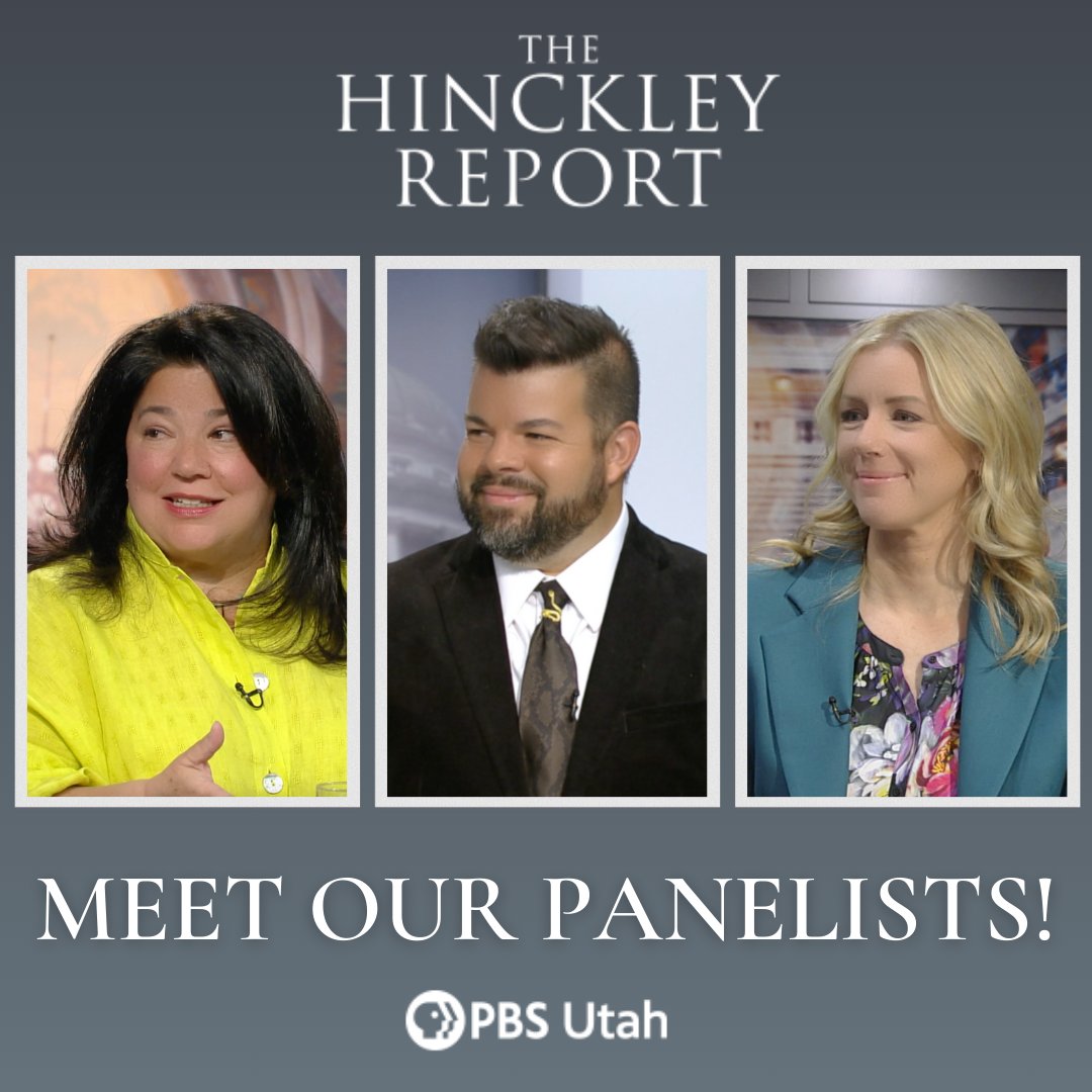 Meet our panelists!

<a href="/BenWinslow/">Ben Winslow</a> with <a href="/fox13/">FOX 13 News Utah</a>, Maura Carabello of the Exoro Group, and Becki Wright of @proximitytools join #TheHinckleyReport. 

pbsutah.org/hinckley

<a href="/pbsutah/">PBS Utah</a> | <a href="/hinckleyinst/">Hinckley Institute of Politics</a> #utleg #utpol