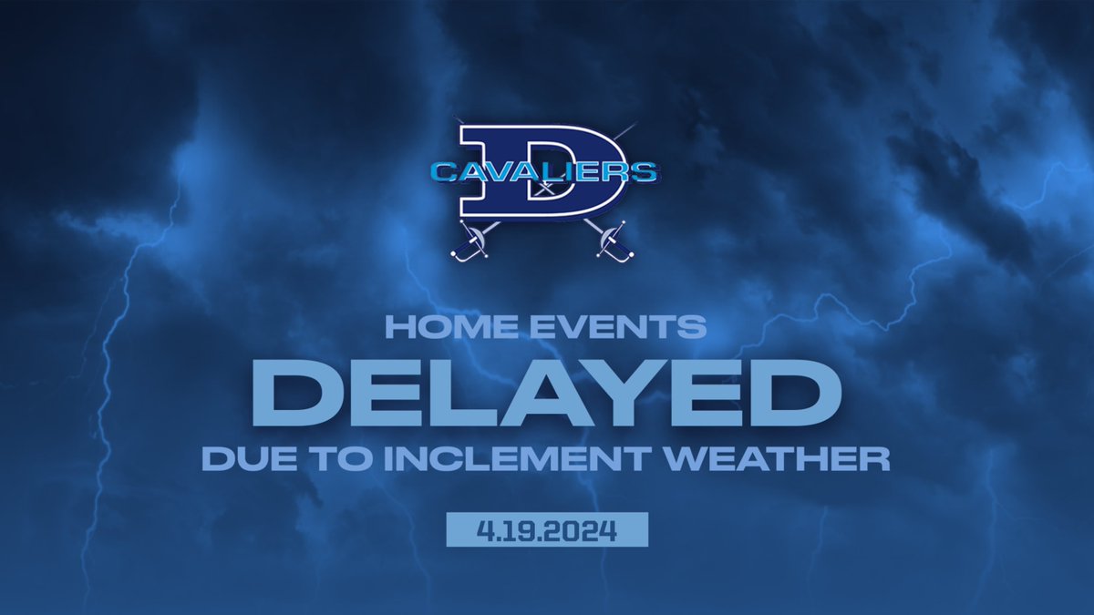 ⚡️ Home athletic events are currently in a lightning delay. Follow Dorman Athletics for updates.