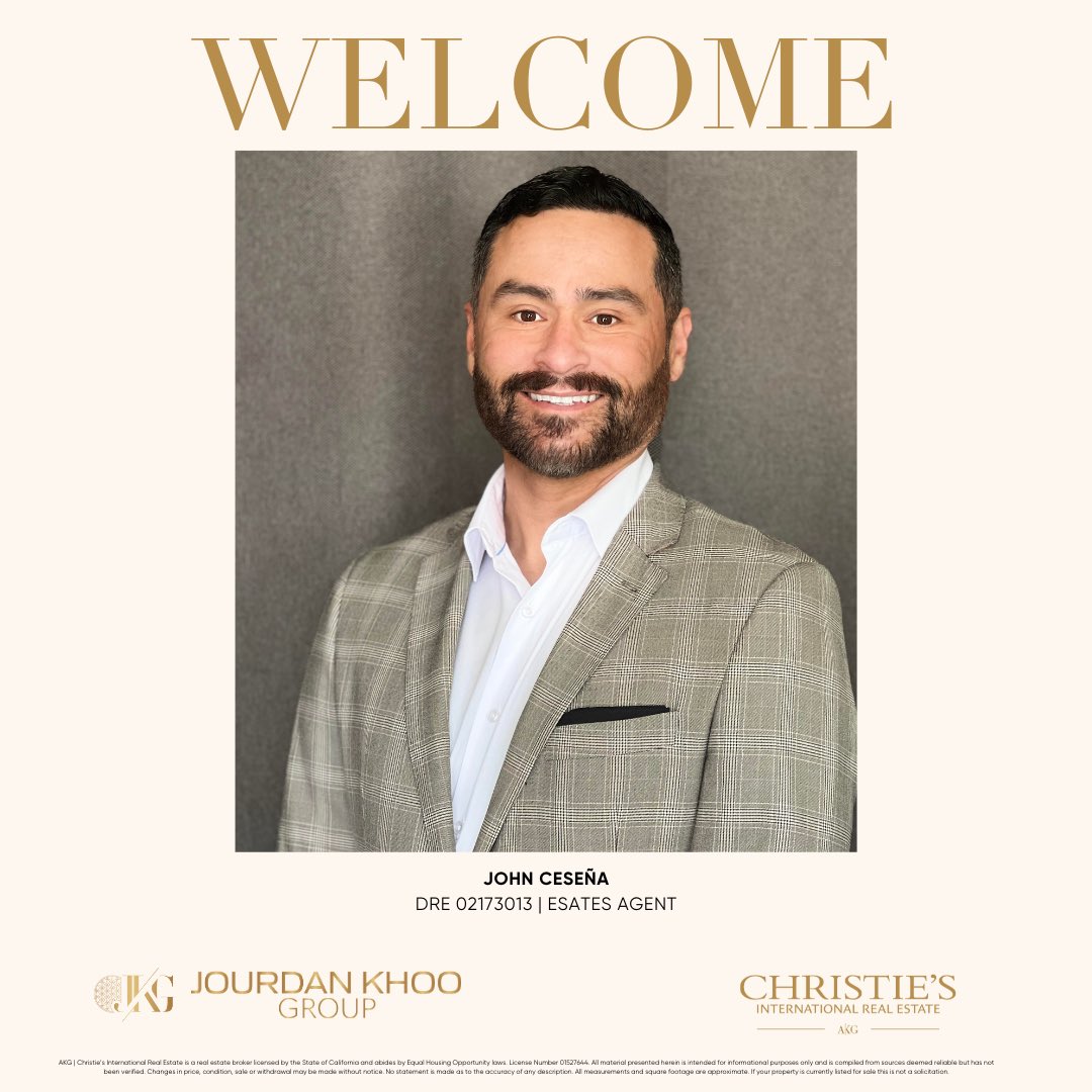 ⭐️ WELCOME, JOHN ⭐️

We’re thrilled to have you on our team!

- John’s specialty is San Diego &amp; South OC -

jkgre.com/agents/john-ce…