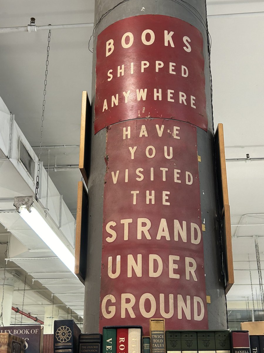 The Strand bookstore NYC…