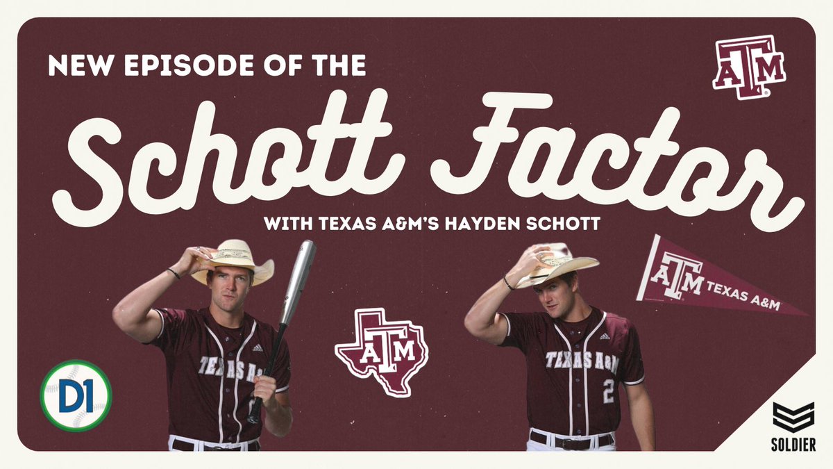 🚨 New Schott Factor with @SchottHayden! -@AggieBaseball ranked #1 and team reactions -The Bogs are rattled -Series recaps -Hayden having that dog in him (Pavlov’s) -How unfun it is to face Vanderbilt pitching 🎧: podcasts.apple.com/us/podcast/the…