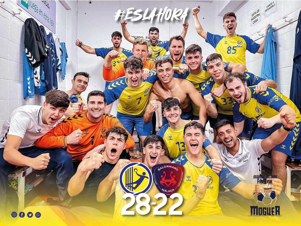 CBMPAN's tweet image. ✅ ¡Victoria en el primer partido de la fase! Partido muy regular y serio de nuestros chicos para impornerse 28-22 🆚 Club Balonmano Málaga.

¡Vamos PAN!💪🏻

💛💙 #FaseFinal #eslahora