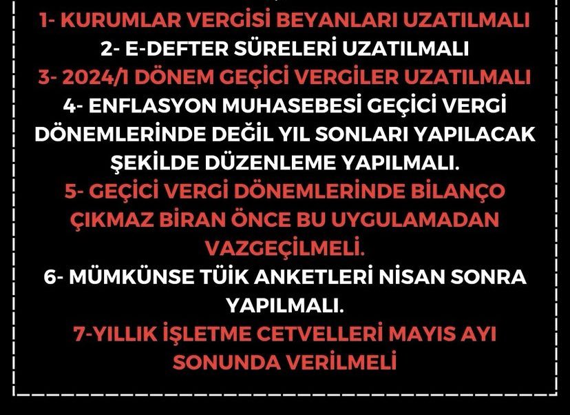 Ramazancinarsm1's tweet photo. Tüm Mali Müşavirlerin ortak talebidir👇
@gibsosyalmedya @HMBakanligi @MuhasebeBT 
#MuhasebeYangınYeri https://t.co/qsLBxdISVz