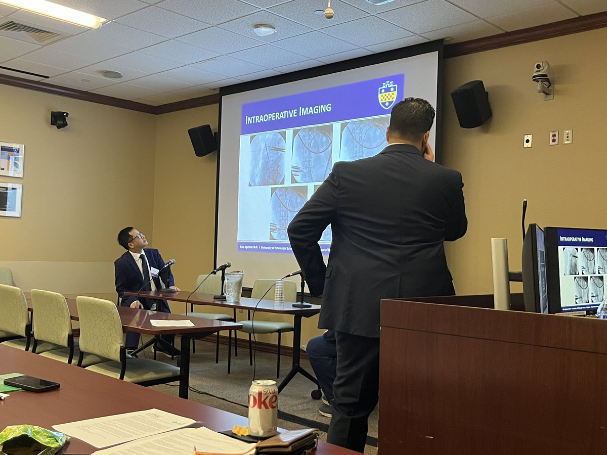 Hearing about the exciting FDA approved blood test for concussion detection at our Neurosurgical Society of Pittsburgh. Great presentations on neurosurgical oncology and minimally invasive spine approaches.