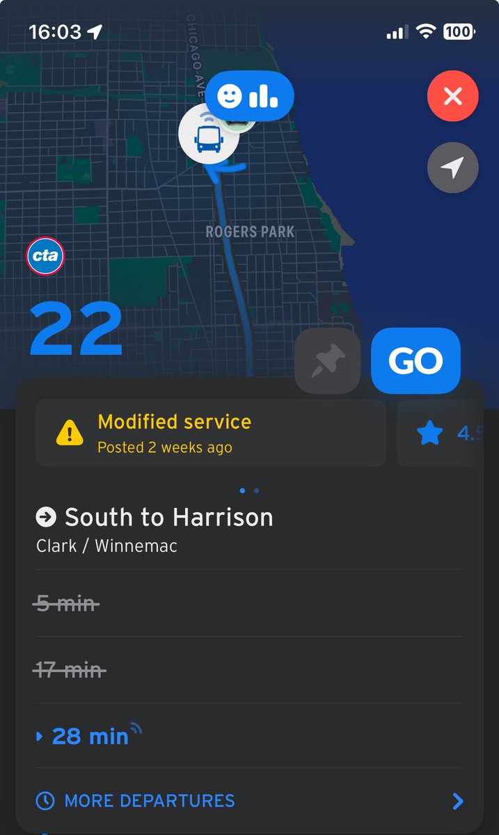 TeddMcTee's tweet photo. Using the @cta is impossible because you can’t rely on anything. #CTA #NewLeadership  #CTAFails @CTAFails https://t.co/Qx0QR2doM8
