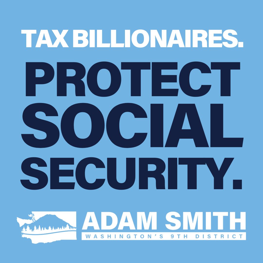 Let’s protect social security and make billionaires pay their fair share.