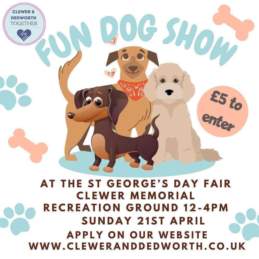 What a day we have planned for you this Sunday 21st April - we are opening the St George’s Day Fair at 12pm and it will go on until about 4pm.  It's all happening at Clewer Memorial Recreation Ground on Dedworth Road, Windsor SL4 5AY.  It's FREE to come along &amp; have a look around