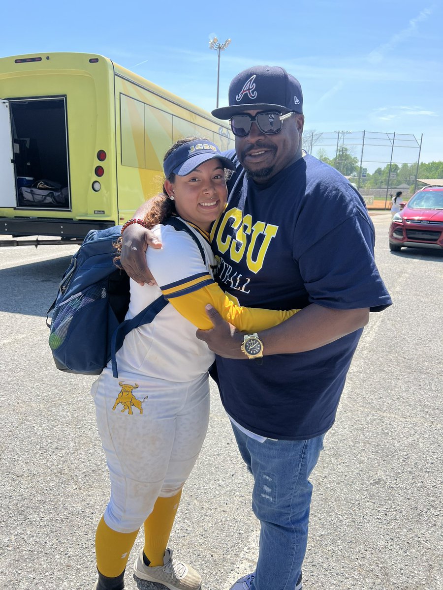 Coming to the end of her softball 🥎 journey. What a wonderful ride it has been!  @JCSUSports #seniorszn #goldenbullssoftball #jcsu